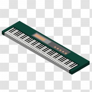 Isometric Projection Illustration - Flower - Beautifully Toy Piano Transparent PNG
