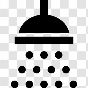 Hot Tub Towel Shower Bathroom - Monochrome - Interior Transparent PNG