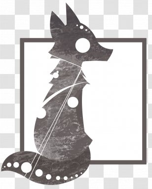 Cat Silver Fox Drawing Red - Idea - Hand-painted Transparent PNG