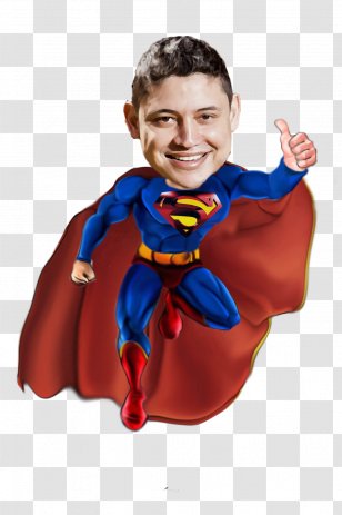 Superman Caricature Outerwear Visual Arts Arrangement - Guerra Nas Estrelas Transparent PNG