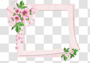 Elegant Background Frame - Arts Frames - Flower Interior Design Transparent PNG