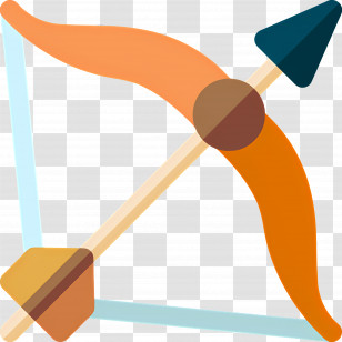 Bow Arrow - Bow And Arrow For Archery Transparent PNG
