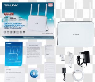 Wireless Router Access Points IEEE 802.11ac DSL Modem - Port - Tplink Transparent PNG