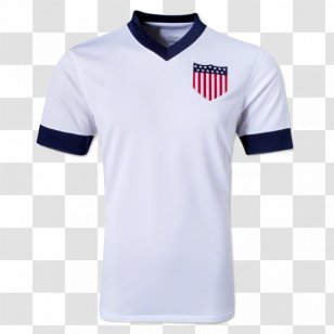 United States Men's National Soccer Team T-shirt Women's Jersey - White Transparent PNG
