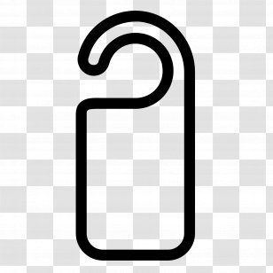 Door Hanger Clothes - Gratis - Vector Transparent PNG