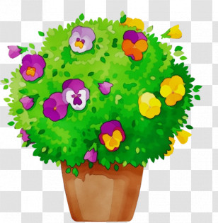Bouquet Flowerpot Plant Flower Grass Transparent PNG