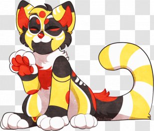 Cat Dog Stuffed Animals & Cuddly Toys Clip Art - Yellow Transparent PNG