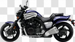 Yamaha Motor Company VMAX Motorcycle Cruiser Honda - Car Transparent PNG