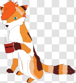 Whiskers Red Fox Cat Tail Clip Art - Crazy Boy Transparent PNG