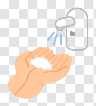 Icon - Hands Washing Under Tap With Soap Transparent PNG