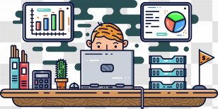 Download Computer Table Data - Chart - Men's Work Transparent PNG