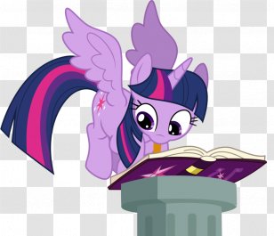 Twilight Sparkle Horse Rarity Pony Book - Frame Transparent PNG
