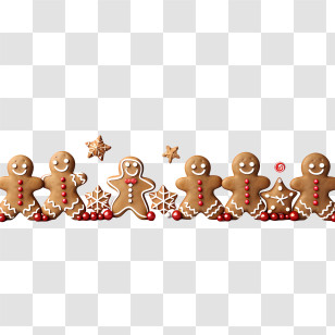 Gingerbread Cookie Day - Christmas Gingerbread Cookies Transparent PNG