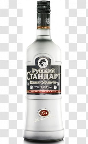 Russian Standard Vodka Liquor Alcoholic Drink Cocktail Transparent PNG
