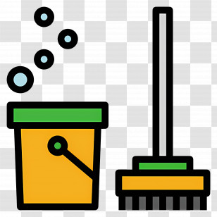 Cleaning Mop - Cleaning Supplies For Household Sanitation Transparent PNG