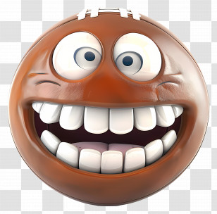 American Football - Smiling Basketball Character Cartoon Transparent PNG