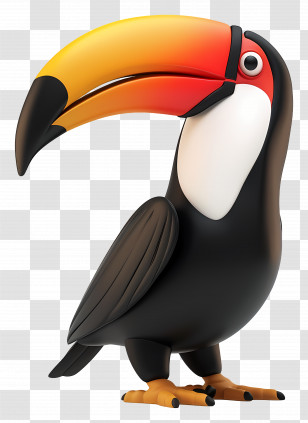 Toucan Bird - Tropical Toucan Illustration Transparent PNG