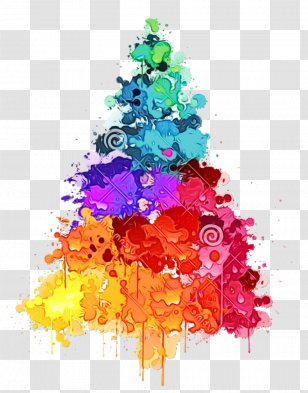 Christmas Tree - Watercolor - Pine Family Decoration Transparent PNG