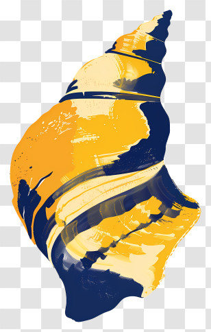 Conch - Yellow Shell Illustration Transparent PNG