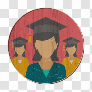 Mortarboard Icon Graduates Icon Education Icon Transparent PNG