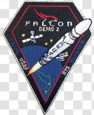 SpaceX CRS-1 International Space Station Mission Patch Falcon 9 - Recreation Transparent PNG