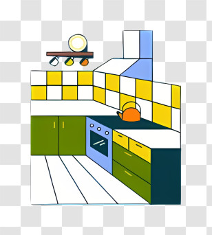 Kitchen Decor - Modern Kitchen Interior Design Transparent PNG