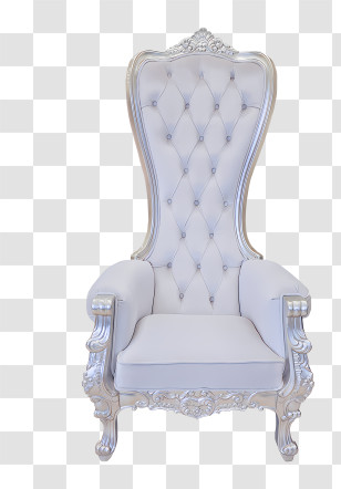 Sofa - Elegant Royal Armchair Illustration Transparent PNG