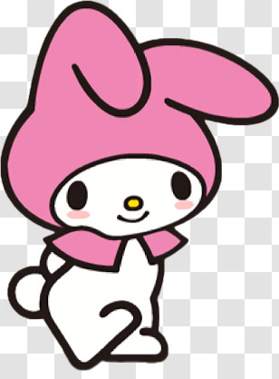 Cinnamoroll - Cute Pink Bunny Character Illustration Transparent PNG