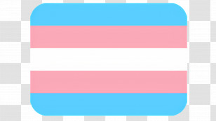 Transgender Flag Emoji - Transgender Pride Flag Transparent PNG