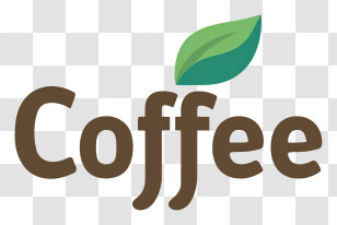 Coffee Logo - Coffee Leaf Logo Transparent PNG