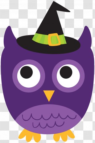 Owl Halloween Trick-or-treating Party Clip Art - Holiday Transparent PNG