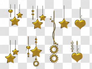 Gold Product Design Font Christmas Ornament - Bayan Graphic Transparent PNG