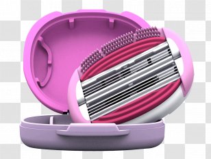 Razor Shaving Gillette Personal Care Blade - Purple - Parental Travel Transparent PNG