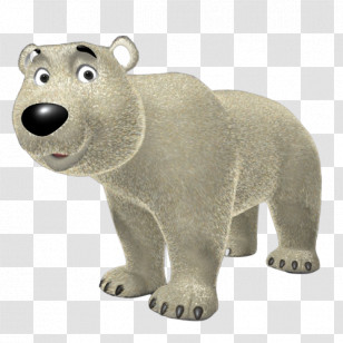 Polar Bear Animal Figurine Bears Snout Polar Regions Of Earth Transparent PNG