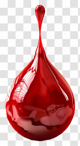 Blood Drop - Red Liquid Drop Splash Transparent PNG