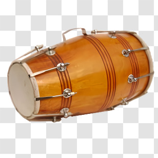 Music - Traditional Wooden Drum Transparent PNG