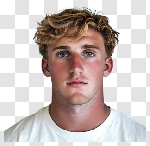 Logan Paul - Young Man With Blonde Hair Transparent PNG