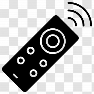Remote Controls - Black Remote Control Icon Transparent PNG