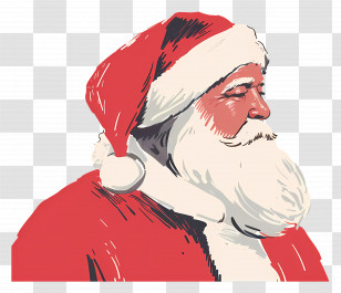 Santa Claus - Classic Santa Claus Illustration Transparent PNG