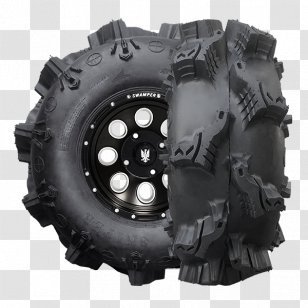 Tread All-terrain Vehicle Tire Side By Wheel - Puncture Resistance - Motorcycle Transparent PNG