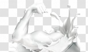 Milk Wallpaper - Flower - Strong Muscles Shape Transparent PNG