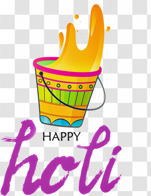 Happy Holi Transparent PNG