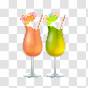 Cocktail Juice Sea Breeze Harvey Wallbanger Soft Drink - Classic - Summer Beach Transparent PNG