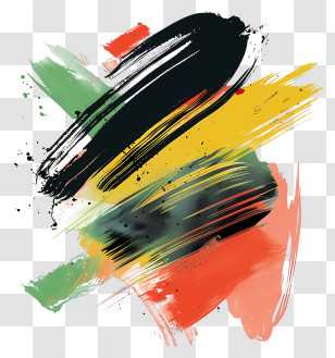 Brush Stroke - Colorful Brush Strokes Abstract Art Transparent PNG