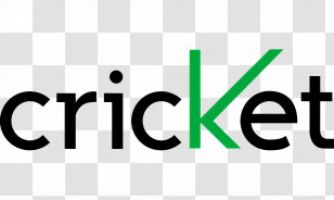 Cricket Wireless Logo - Cricket Logo With Green Accent Transparent PNG
