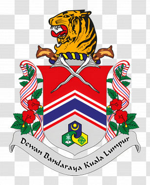 Dbkl Logo - Kuala Lumpur City Hall Emblem With Tiger Crest Transparent PNG