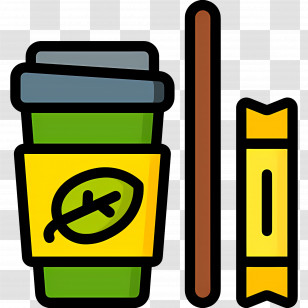 Takeaway Coffee Cup - Eco-friendly Coffee Cup Illustration Transparent PNG