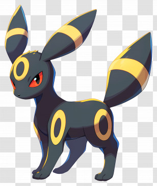 Pokemon Umbreon - Umbreon Pokemon Character Transparent PNG