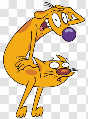 Dog Cartoon Television Show Animation - Yellow - Vector Characters Transparent PNG