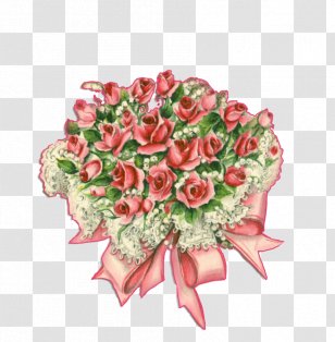 Wedding Invitation Paper Reception Marriage - Rose - Bouquet Of Flowers Transparent PNG